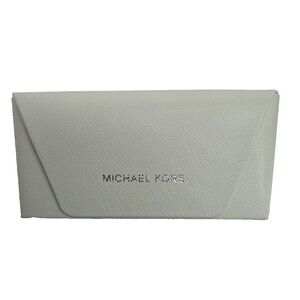 Michael Kors Authentic Hard Eyeglasses/Sunglasses Case in White